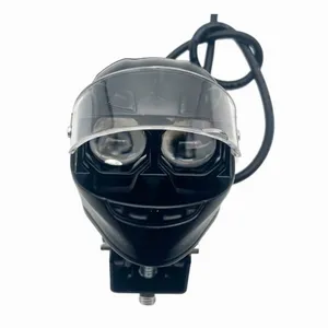 پروژکتور آفرودی موتور سیکلت و خودرو مدل کلاه کاسکت