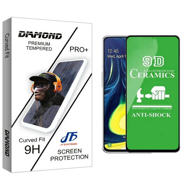 محافظ صفحه نمایش 9D جی اف مدل Diamond glass مناسب برای گوشی موبایل سامسونگ Galaxy A50 / A50s / A30