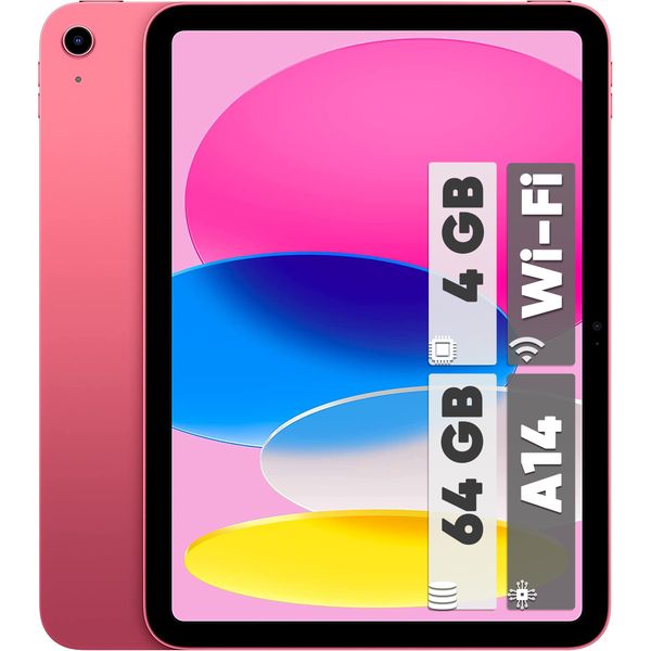 تبلت 10.9 اینچ اپل مدل iPad 2022 Wi-Fi ظرفیت 64 گیگابایت و رم 4 گیگابایت 