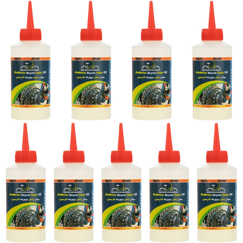  روغن زنجیر دوچرخه اندرسون مدل A200 حجم 80 میلی لیتر بسته 9 عددی