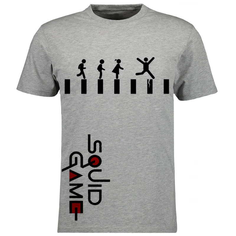 تی شرت آستین کوتاه مردانه مدل بازی مرکب V45