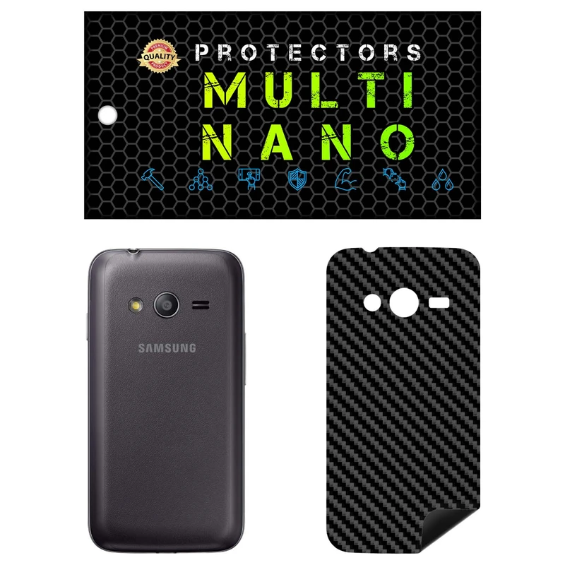 برچسب پوششی مولتی نانو طرح کربن مدل X-F1C مناسب برای گوشی موبایل سامسونگ Galaxy Ace 4