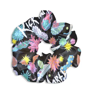 کش مو زنانه مدل اسکرانچی طرح ریک و مورتی مدل SCH0153