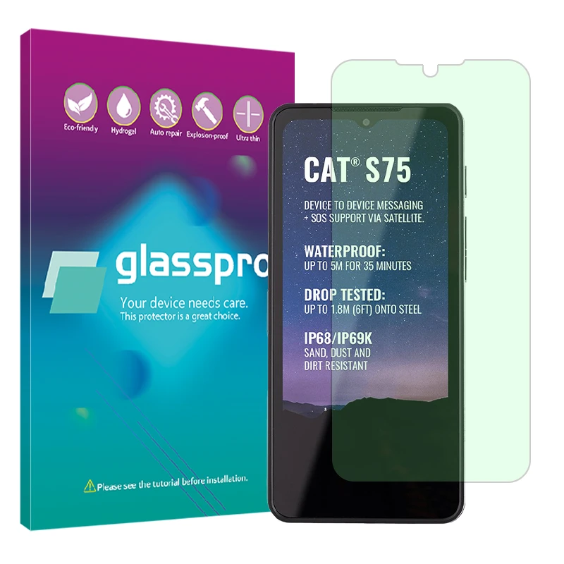محافظ صفحه نمایش آنتی گرین گلس پرو مدل Eye Care مناسب برای گوشی موبایل کاترپیلار S75