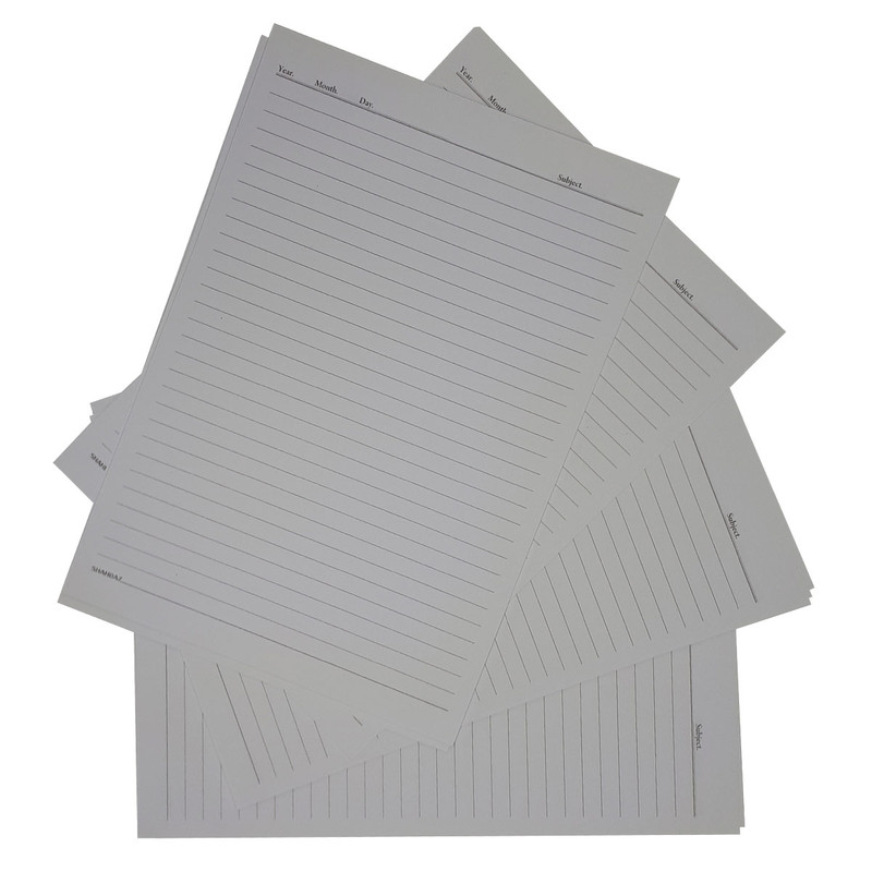 کاغذ A4 خط دار شهباز کد Y50 بسته 50 عددی