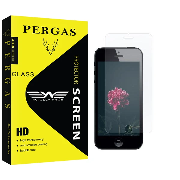 محافظ صفحه نمایش وایلی نایس مدل Pergas مناسب برای گوشی موبایل اپل iPhone 5