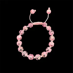 دستبند سنگی مدل رودونیت