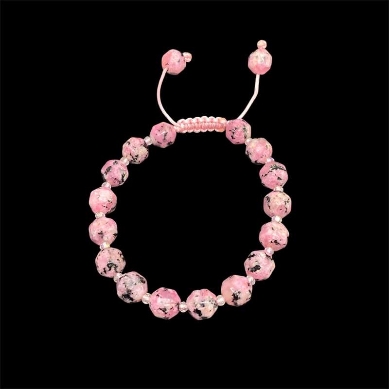 دستبند سنگی مدل رودونیت