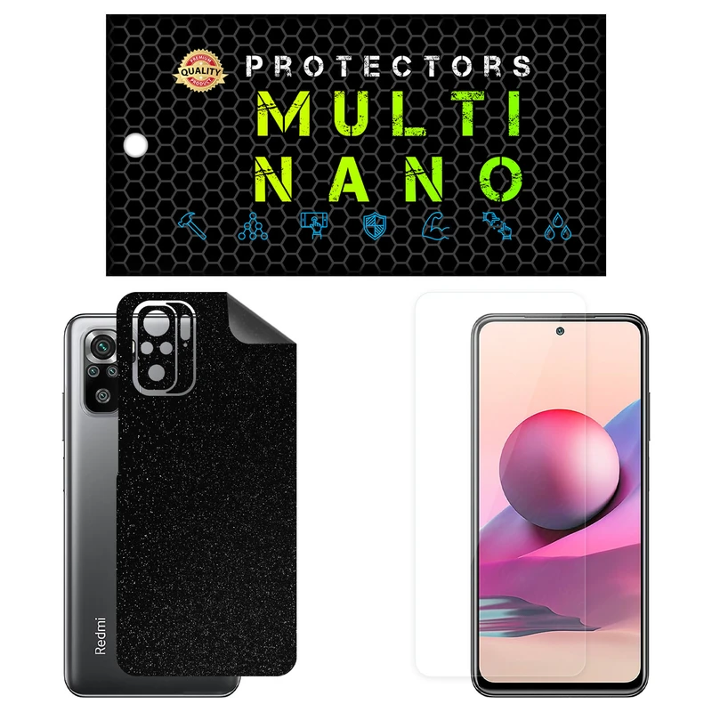 محافظ صفحه نمایش مولتی نانو مدل X-SFG مناسب برای گوشی موبایل شیائومی Redmi Note 10S به همراه برچسب پوششی