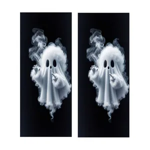 برچسب ستون خودرو طرح روح کد BS086 بسته دو عددی