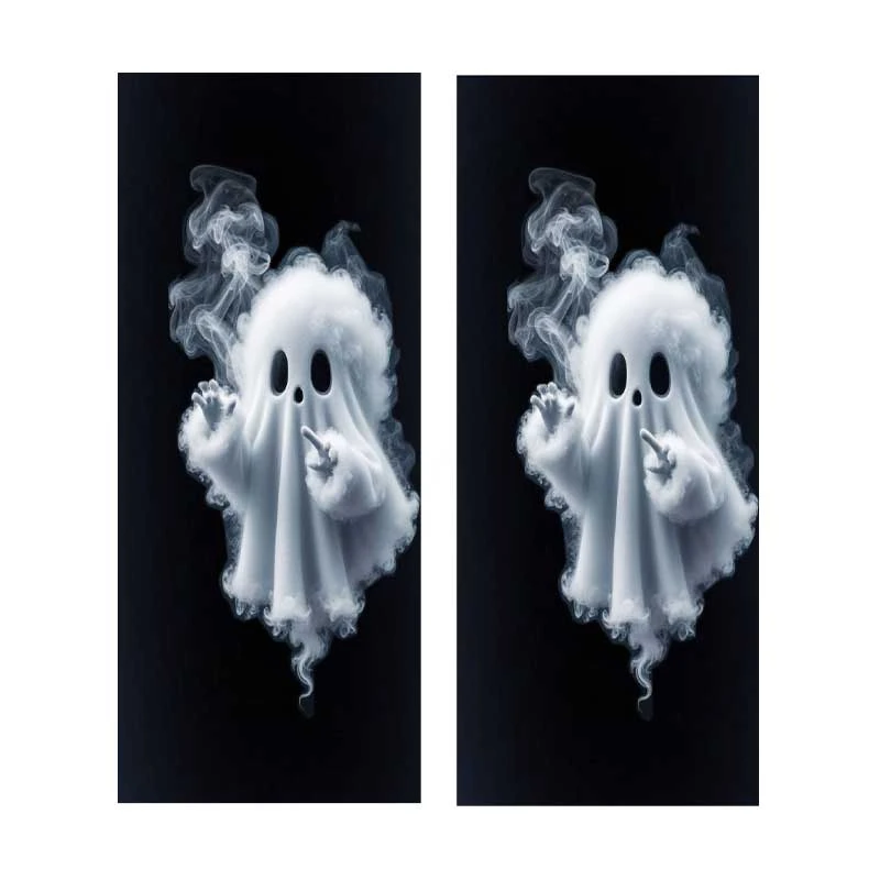 برچسب ستون خودرو طرح روح کد BS086 بسته دو عددی