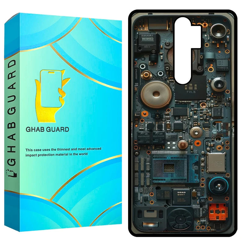 کاور قاب گارد طرح تکنولوژی مدل GCHPN8P مناسب برای گوشی موبایل شیائومی Redmi Note 8 Pro