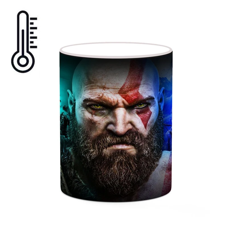 ماگ حرارتی کاکتی طرح گاد آف وار God Of War مدل mgh40694