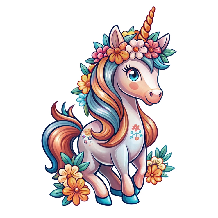 استیکر پارچه و لباس پاد آفرین مدل کارتونی کد S632