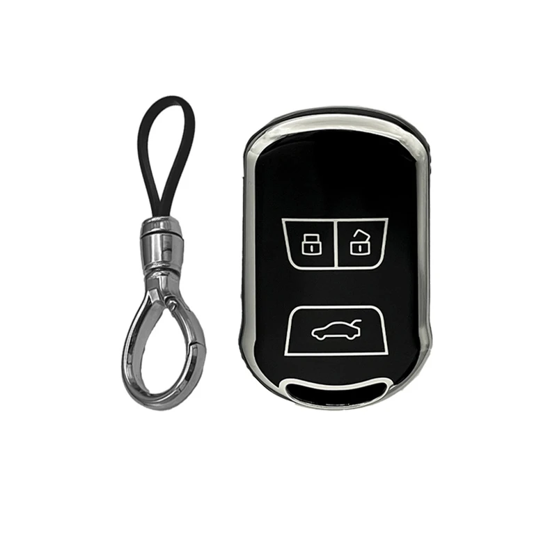 کاور ریموت و سوئیچ خودرو ام آر جی مدل 1021 مناسب برای چری تیگو 5 به همراه جاسوئیچی