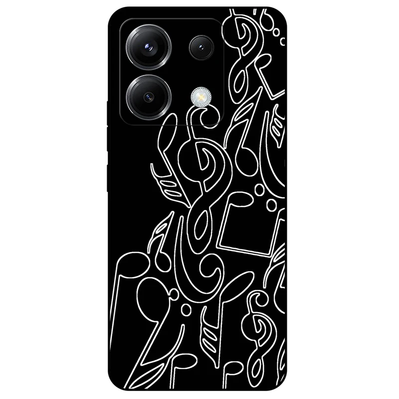 کاور مگافون طرح نت موزیک مدل 1887 مناسب برای گوشی موبایل شیائومی Redmi Note 13 Pro 5G