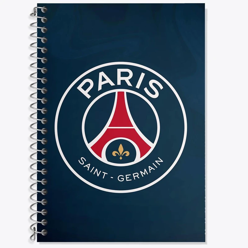 دفتر زبان 50 برگ خندالو مدل سه خط طرح باشگاه پاری سن ژرمن کد 26903