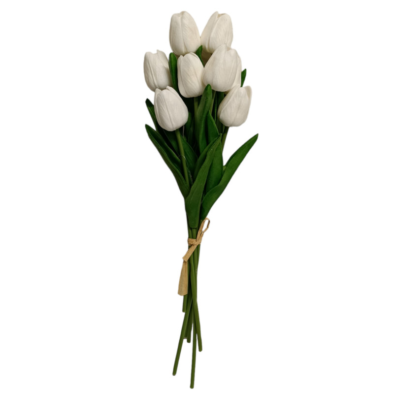 گل مصنوعی مدل دسته لاله لمسی 367s