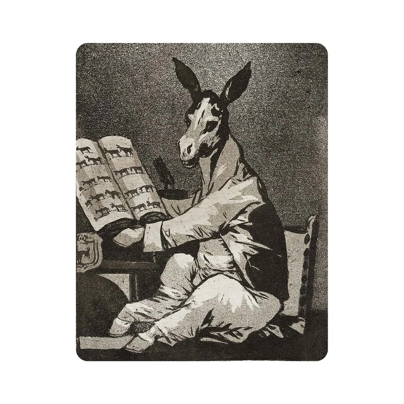 ماوس پد طرح نقاشی پدربزرگش نیز همینطور از گویا مدل m3038