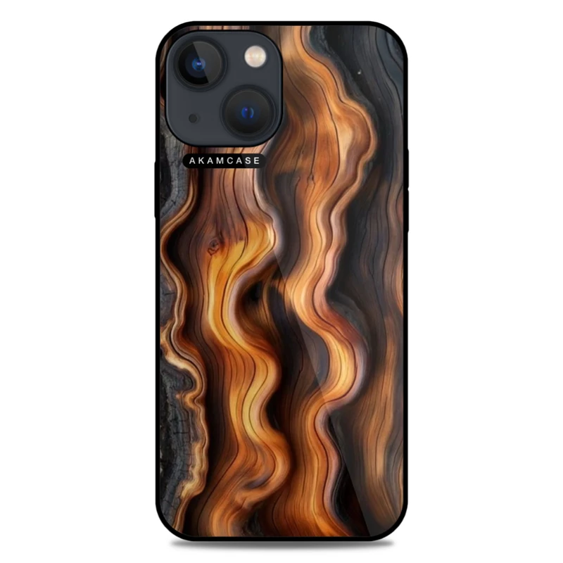 کاور آکام مدل AMC-WA13M-WOOD-16 مناسب برای گوشی موبایل اپل iPhone 13 Mini