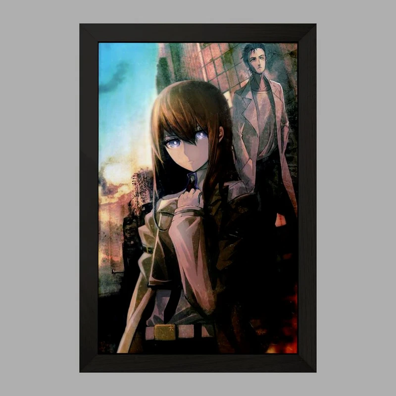 تابلو خندالو مدل مایوری شینا انیمه اشتاینز گیت  کد 17487