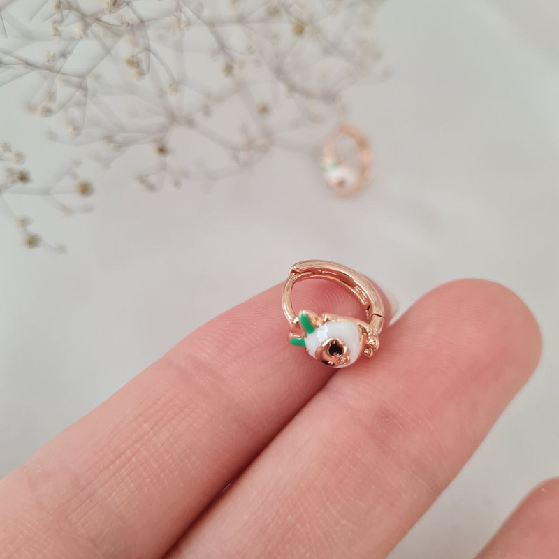 گوشواره دخترانه ژوپینگ مدل خرگوش گوشواره دخترانه ژوپینگ مدل خرگوش