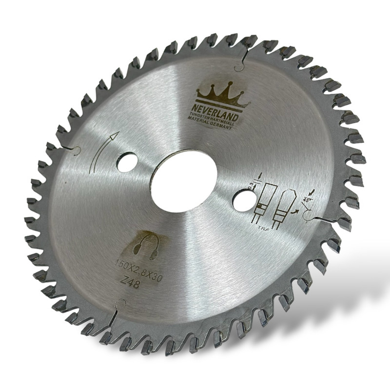 تیغه الماسه آلومینیوم نورلند مدل 150 میلیمتر PD004