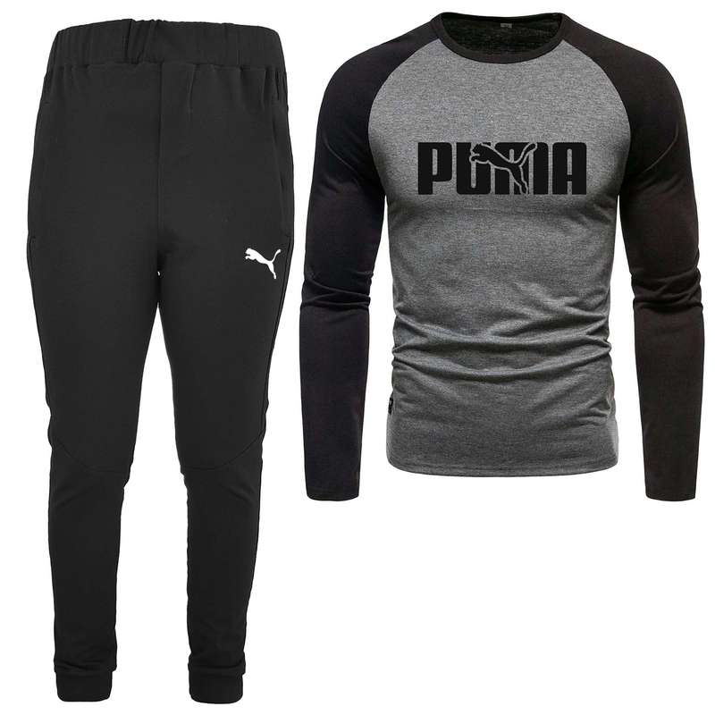 ست تی شرت و شلوار مردانه مدل 04009118 رنگ مشکی