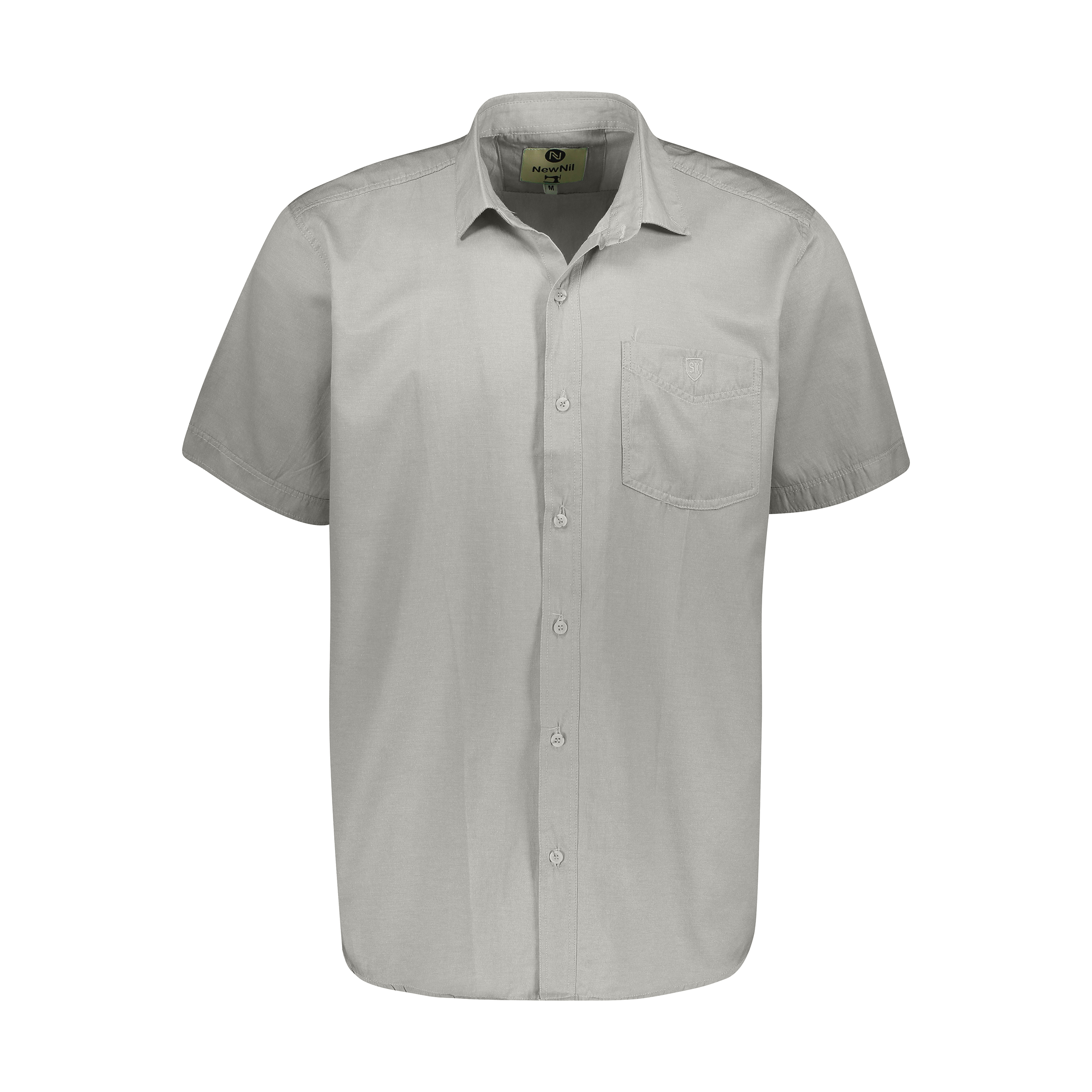 پیراهن آستین کوتاه مردانه نیو نیل مدل PM107-GRAY