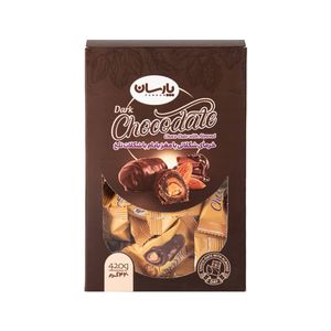 نقد و بررسی خرمای شکلاتی تلخ با مغز بادام پارسان - 420 گرم توسط خریداران