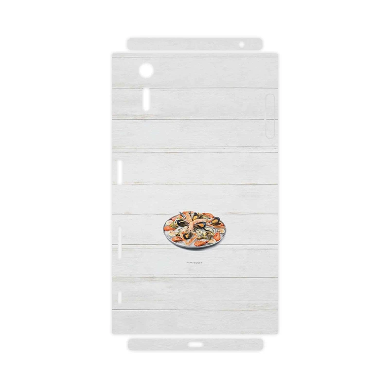 برچسب پوششی ماهوت مدل Seafood-FullSkin مناسب برای گوشی موبایل سونی Xperia XZ
