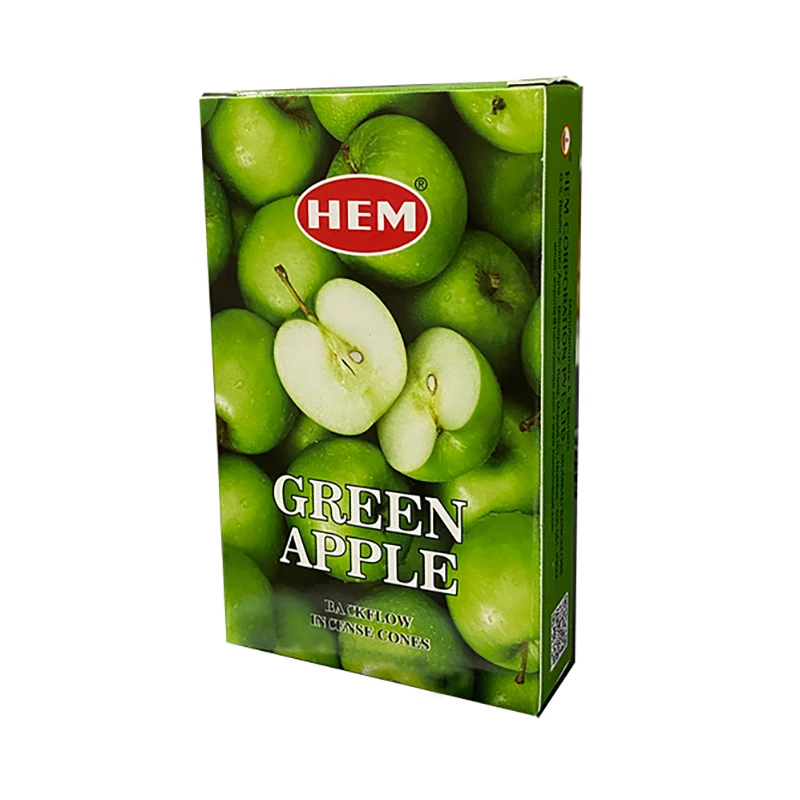 عود هم مدل آبشاری رایحه سیب سبز بسته 10 عددی