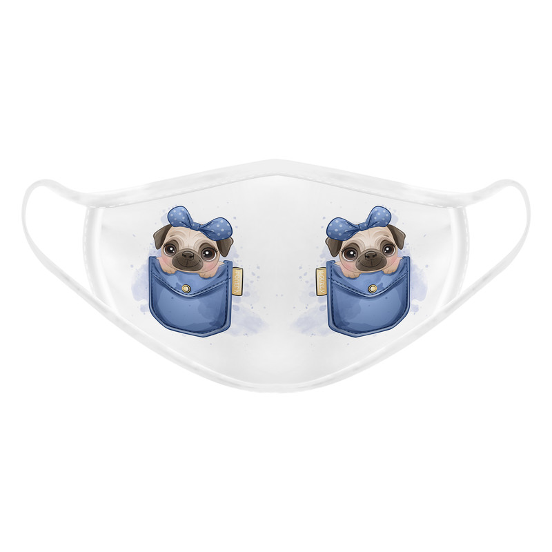 ماسک تزیینی بچگانه طرح سگ کد 617015