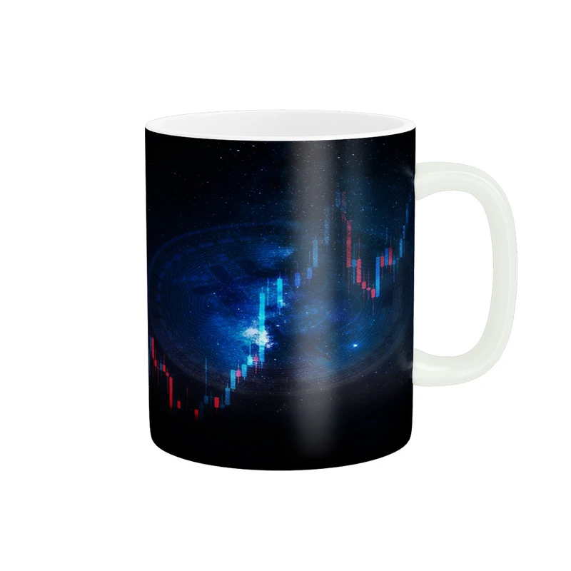 ماگ پادآفرین مدل ترید بورس بازارمالی تریدر کد p1266