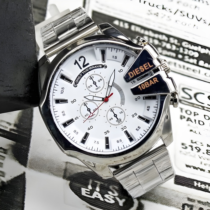 ساعت مچی عقربه‌ای مردانه مدل شاخدار تک موتوره کد DZ1