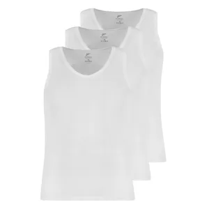 زیرپوش بدون آستین مردانه فردوس مدل TTW3 بسته 3 عددی