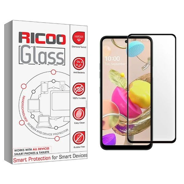 محافظ صفحه نمایش شیشه ای ریکو مدل RiC2 مناسب برای گوشی موبایل ال جی K42