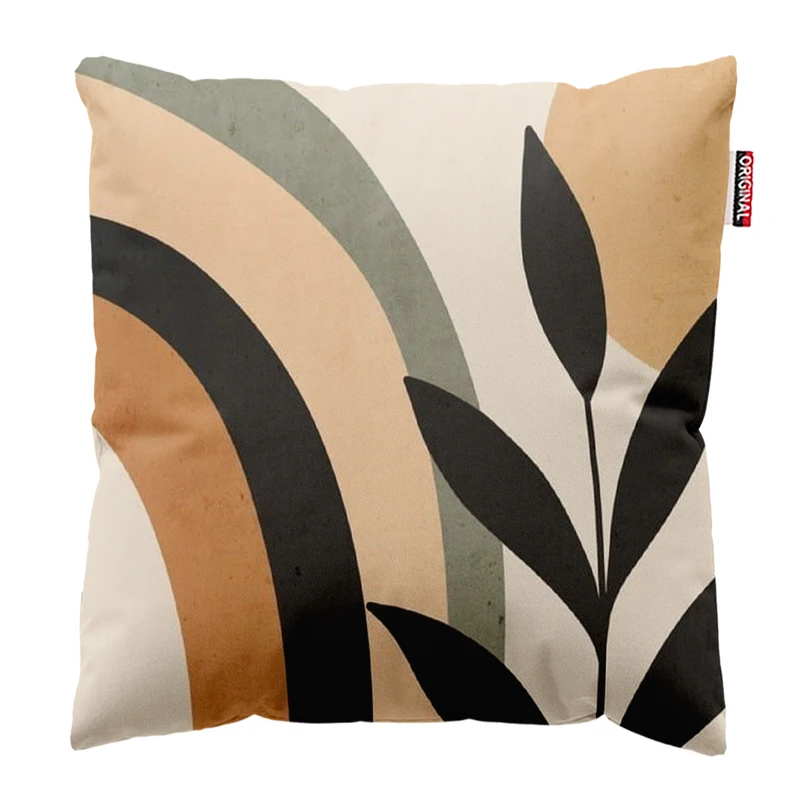 کوسن پاد آفرین مدل گل و برگ کد PK303438 سایز 30*30 سانتی متر