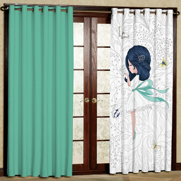 پرده پانچی مدل 5208 سایز 280x140 سانتی متر