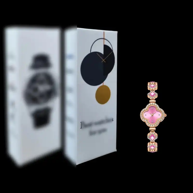 ساعت مچی عقربه ای زنانه مدل دستبندی نگین دار