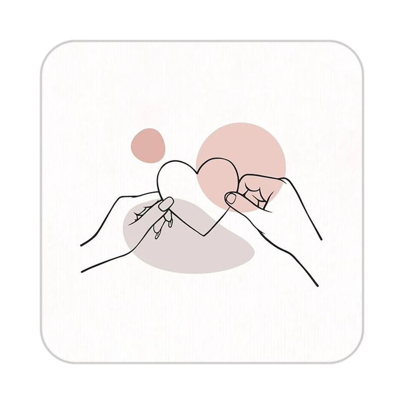 زیر لیوانی کاکتی طرح عاشقانه مدل mp37164