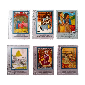 تمبر یادگاری مدل ملل کد bc-1375 مجموعه 6 عددی