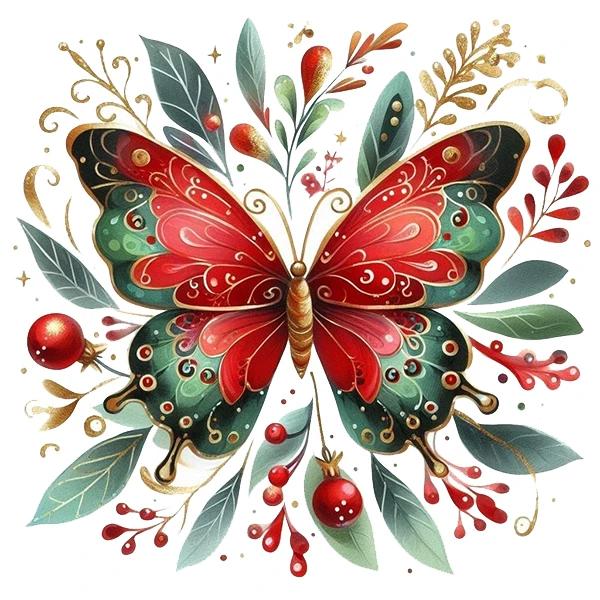  استیکر پارچه و لباس پاد آفرین طرح پروانه کد 4429