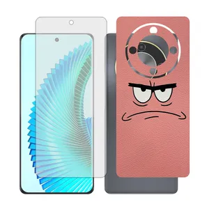 Glass together model matte screen protector suitable for Honor X9b mobile phone with back cover sticker