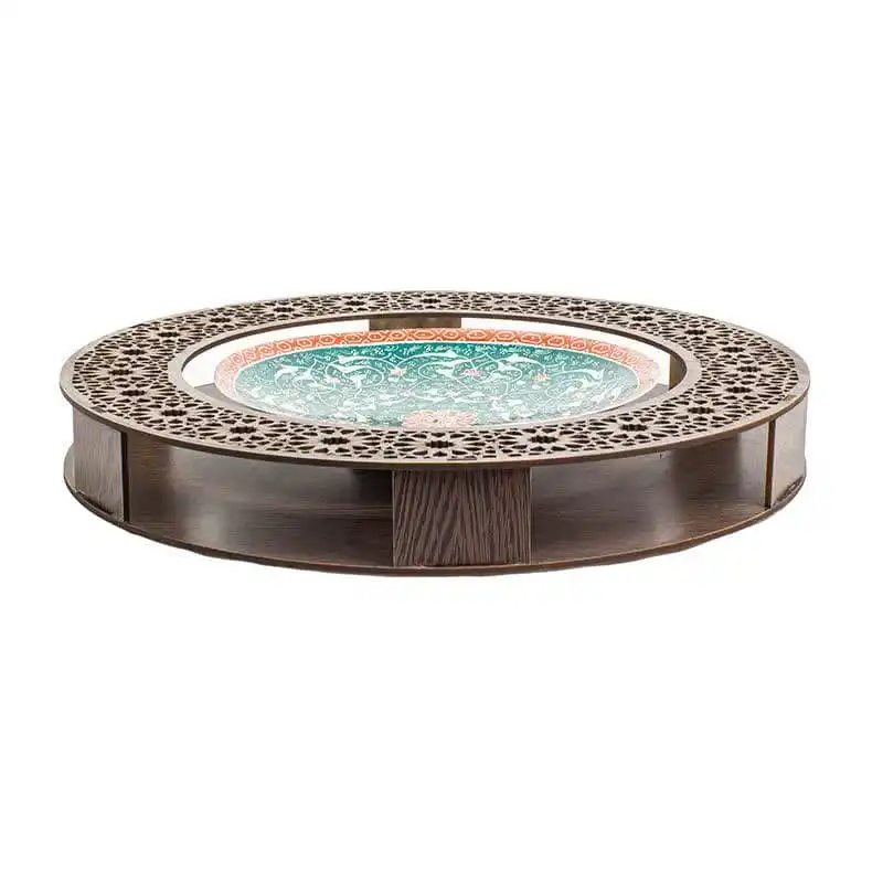 بشقاب میناکاری مدل M19-2