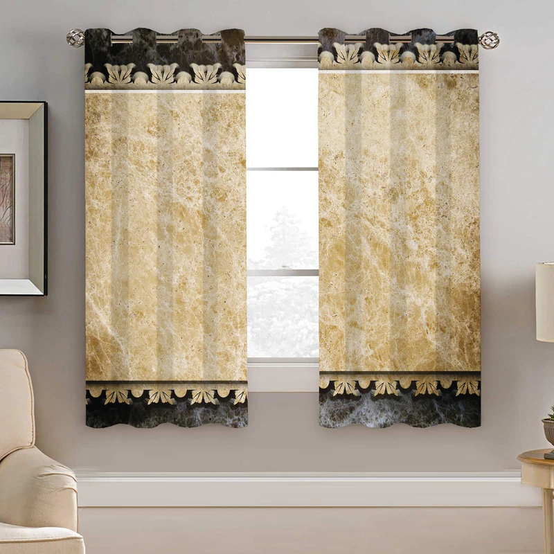 پرده نیروانا طرح سنتی مدل مخمل کد 4945 سایز 140×200 سانتی متر