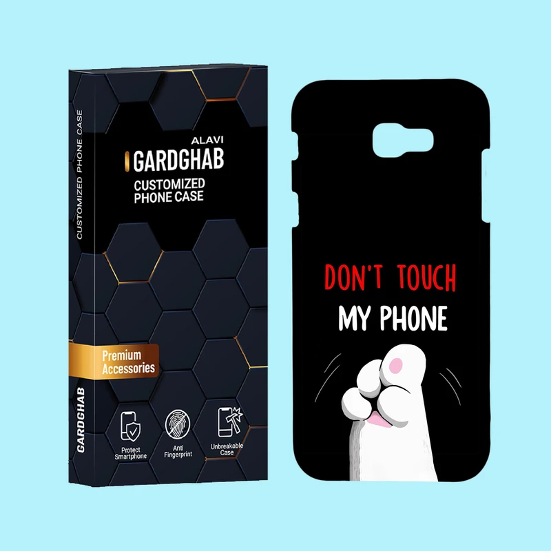 کاور گارد قاب علوی مدل متن مناسب برای گوشی موبایل سامسونگ Galaxy A720 / A7 2017