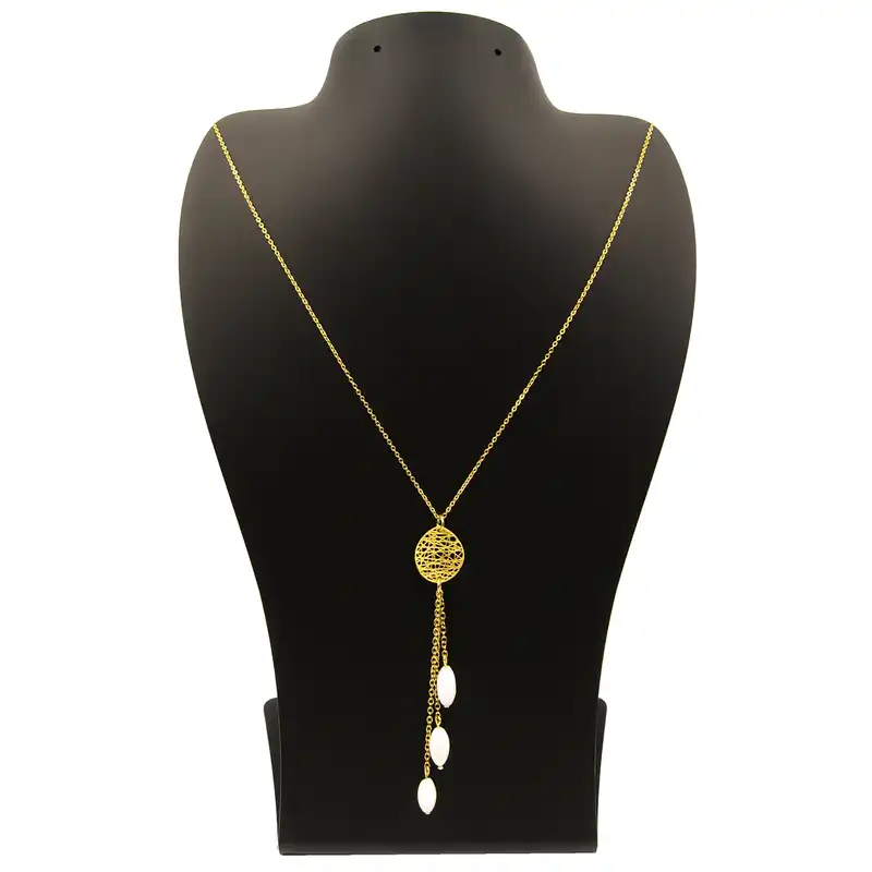 گردنبند طلا 18 عیار زنانه مانچو کد sfg650