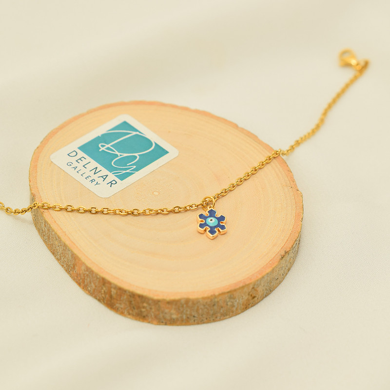 پابند زنانه دلنار گالری مدل ستاره و چشم نظر پابند زنانه دلنار گالری مدل ستاره و چشم نظر