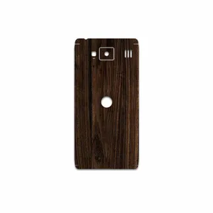 MAHOOT Dark Walnut Wood Cover Sticker for Motorola Droid Razr HD